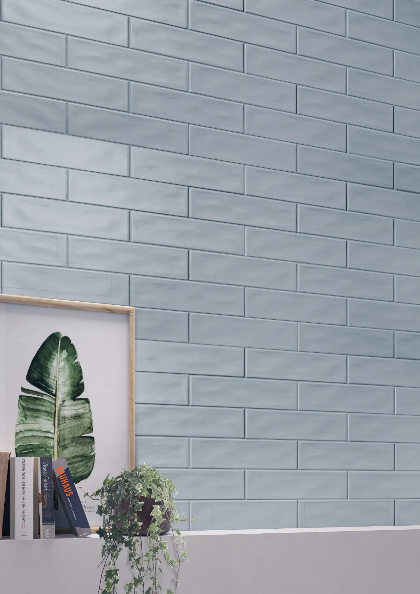 [51-126] Pasha Steel Blue 75x300 Gloss