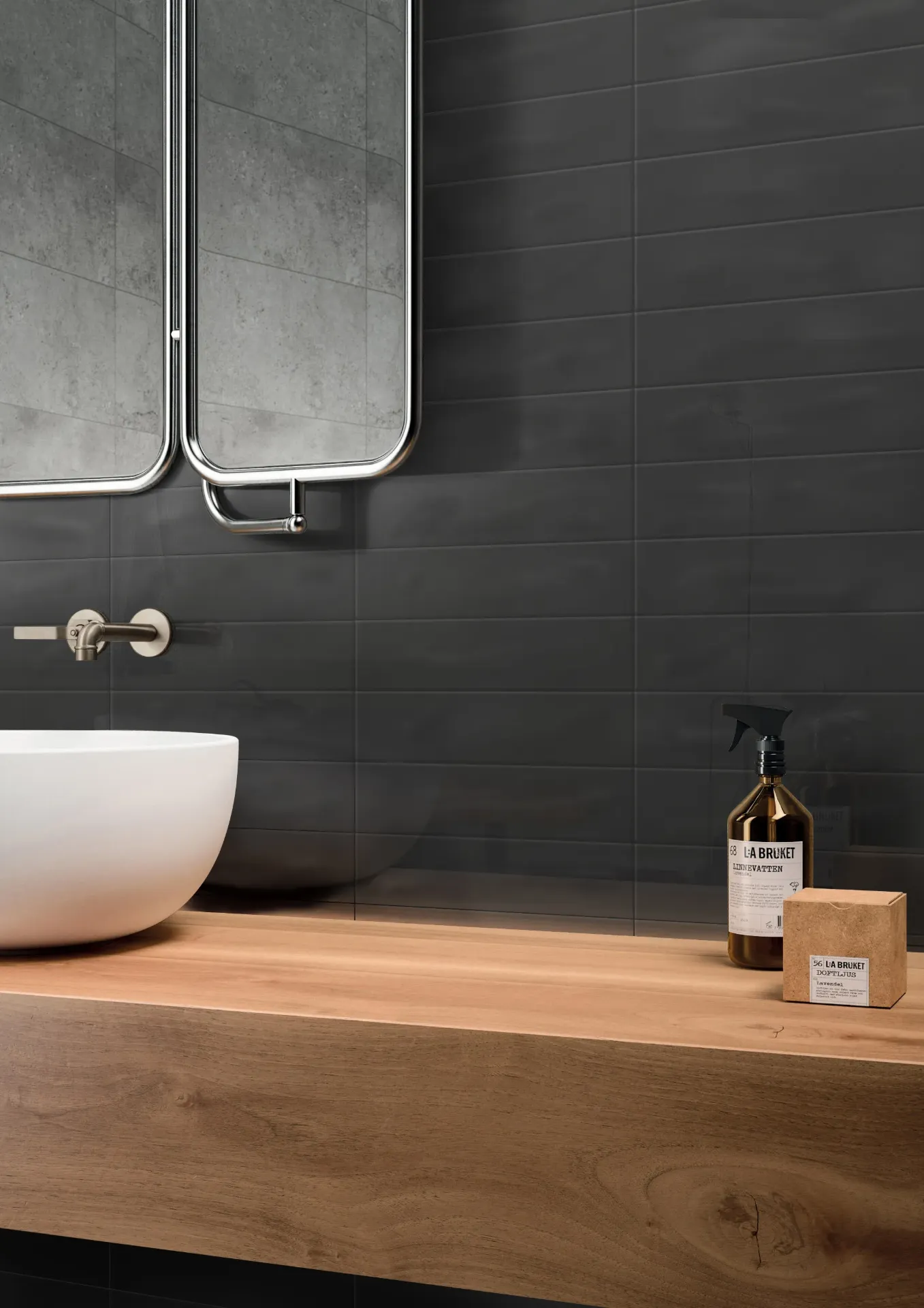 Pasha Gunmetal Grey 75x300 Gloss