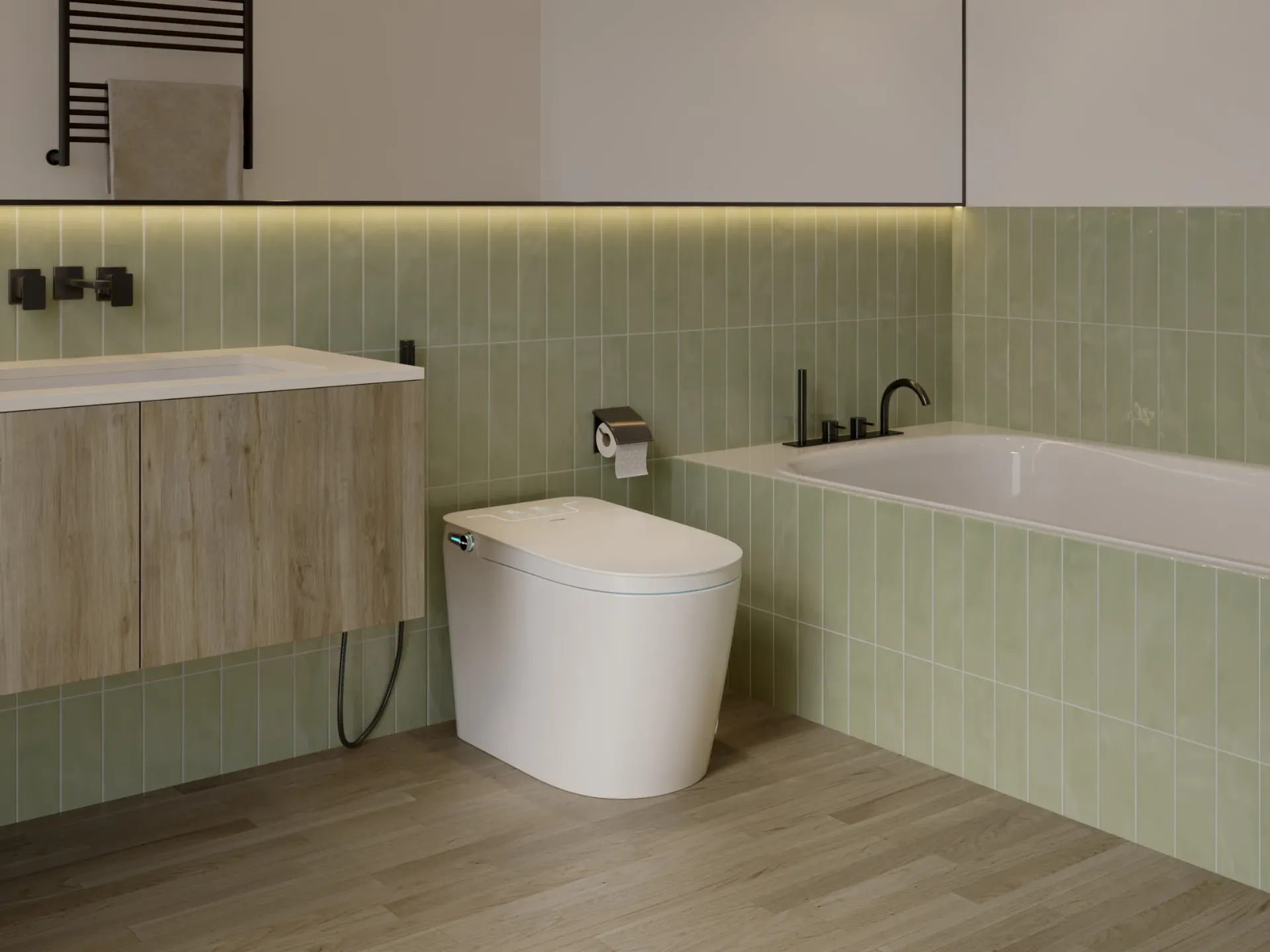 Pasha Sage 75x300 Gloss