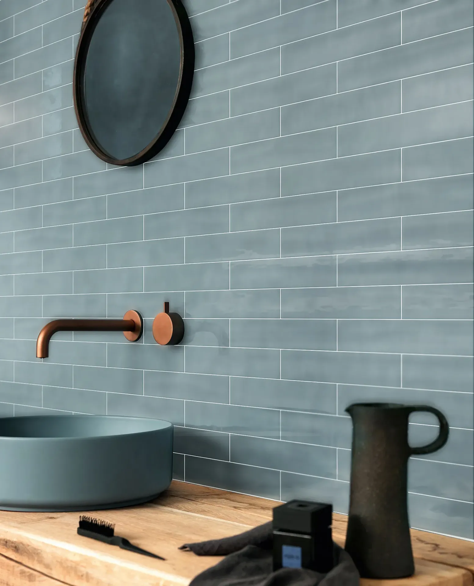 [51-212] Pasha Turquise 75x300 Gloss