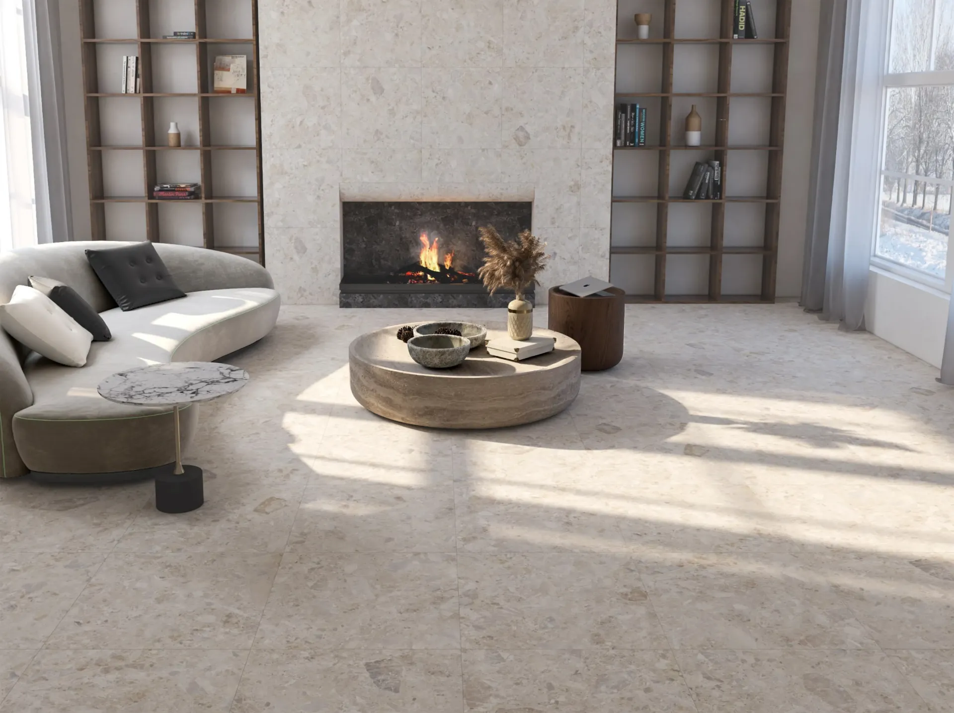 El Terrazo Off White 600x600