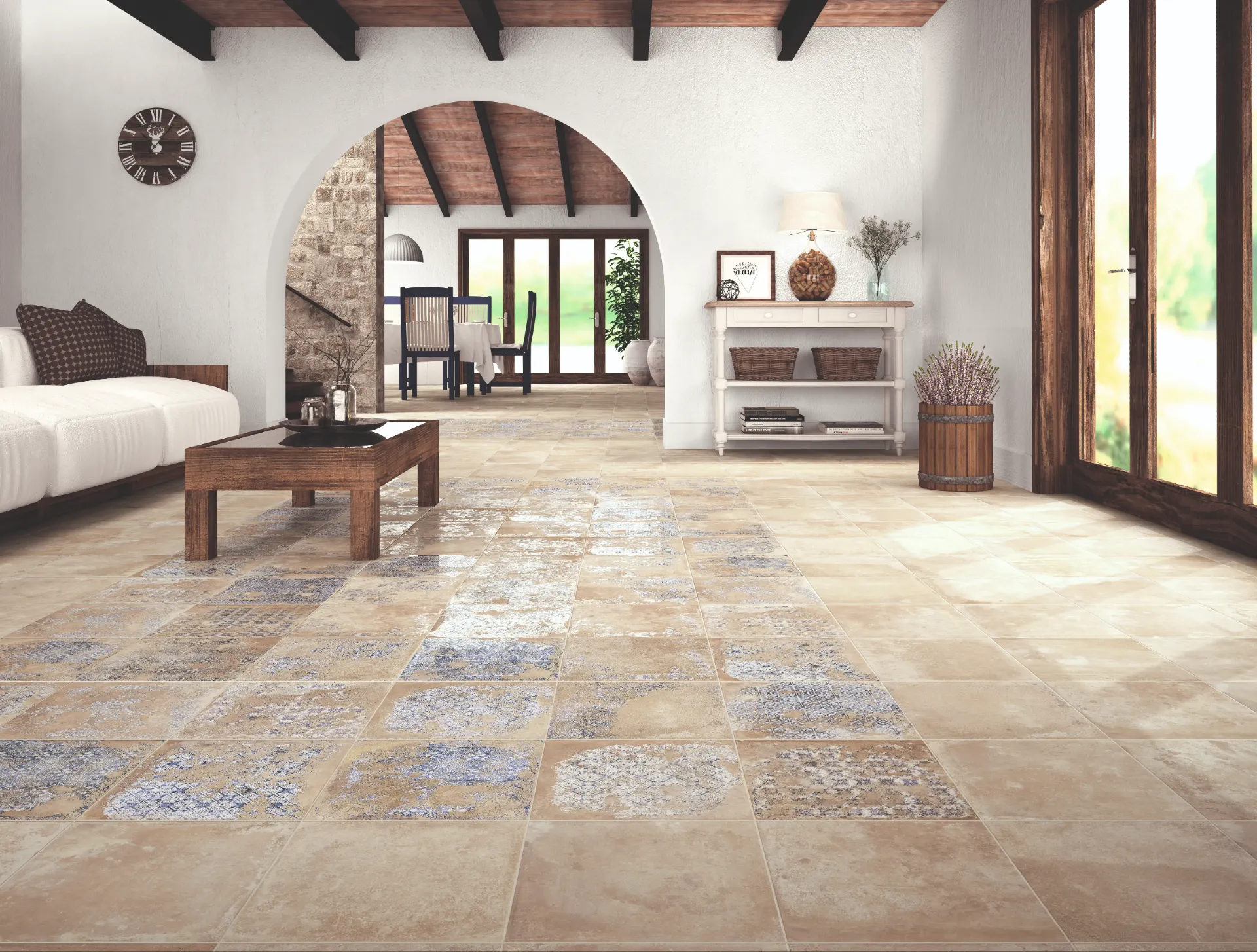 [Antigua Deco Beige] Antigua Deco Beige 333x333 Matt