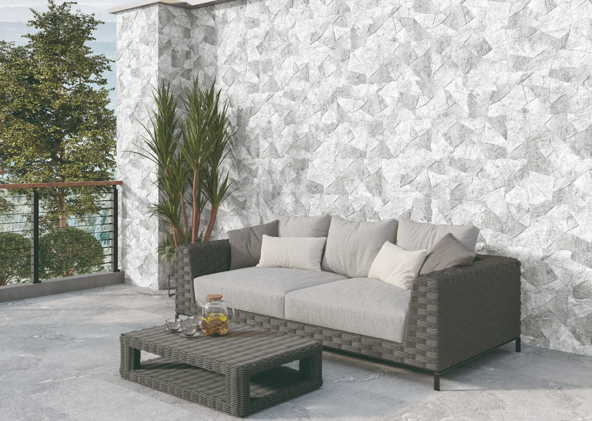 [Brisbane White] Brisbane White 33x65 External