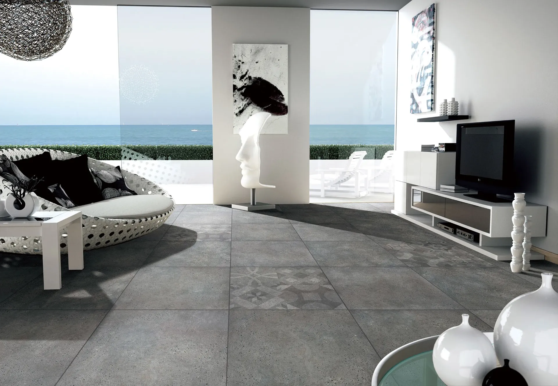 [C60289P] Valencia Nero 600x600 Lapatto