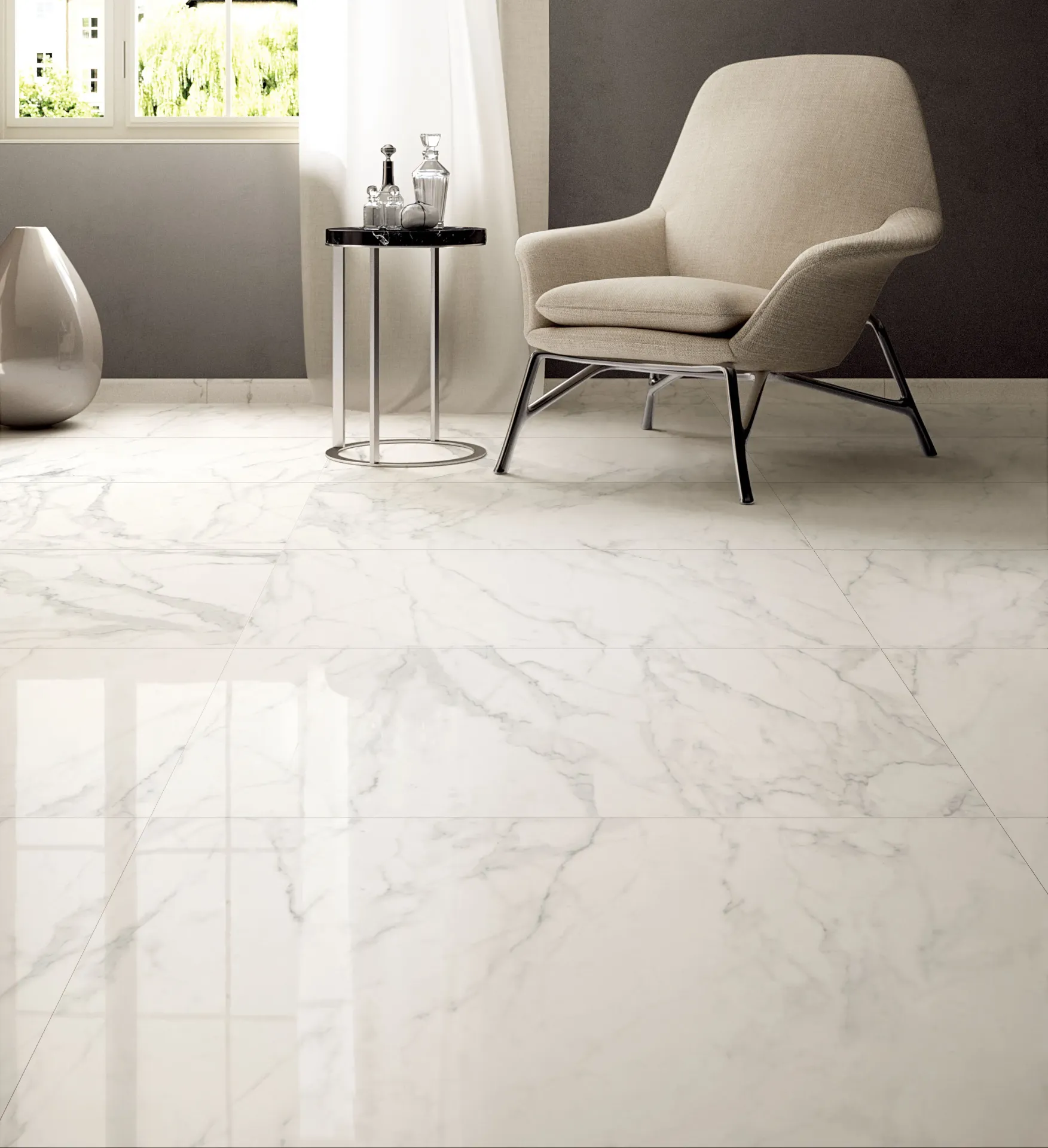 Calacatta Bianco 600x600 Gloss