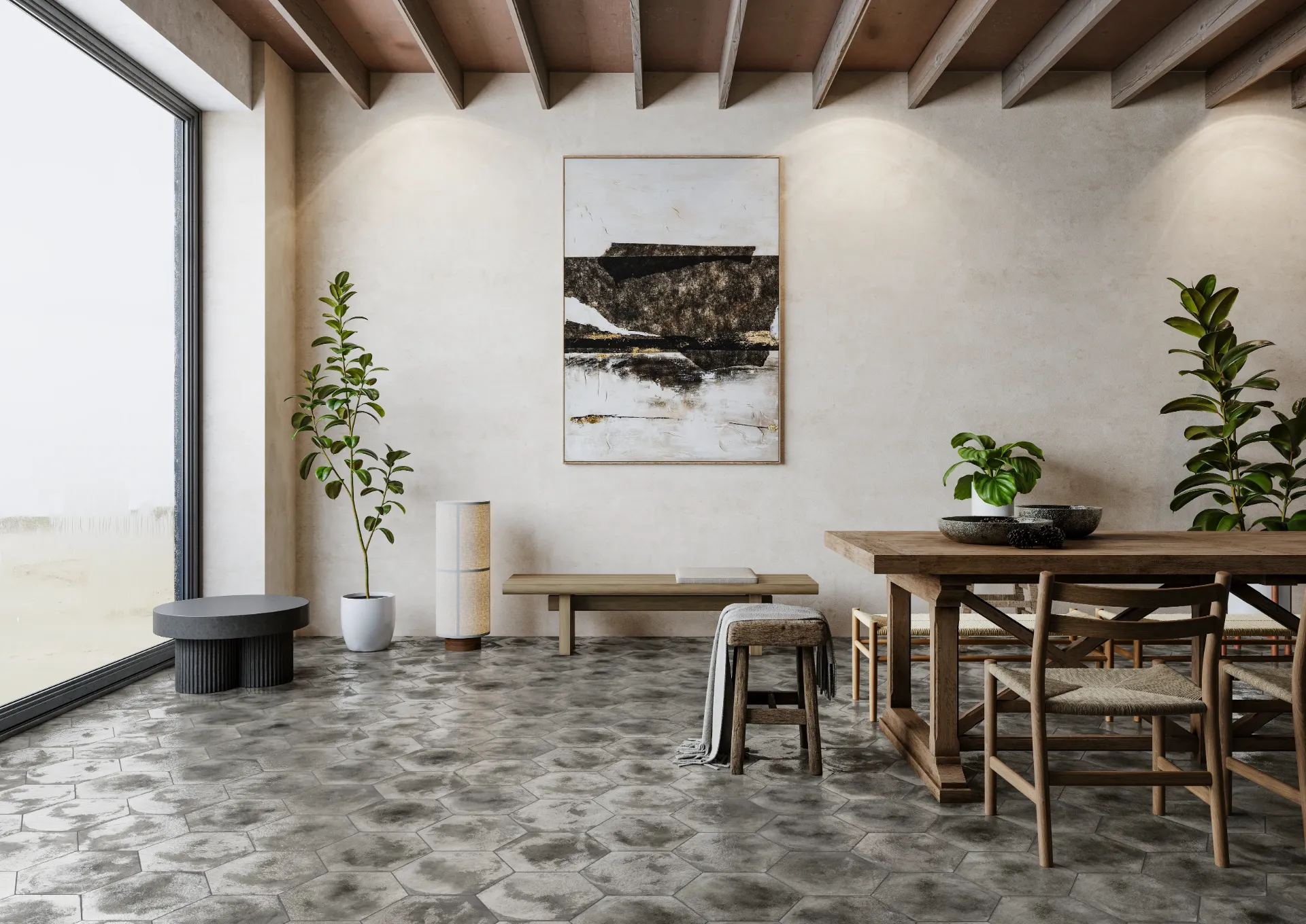 Craft Charcoal Hex 285x333 Lappato 165 Hex