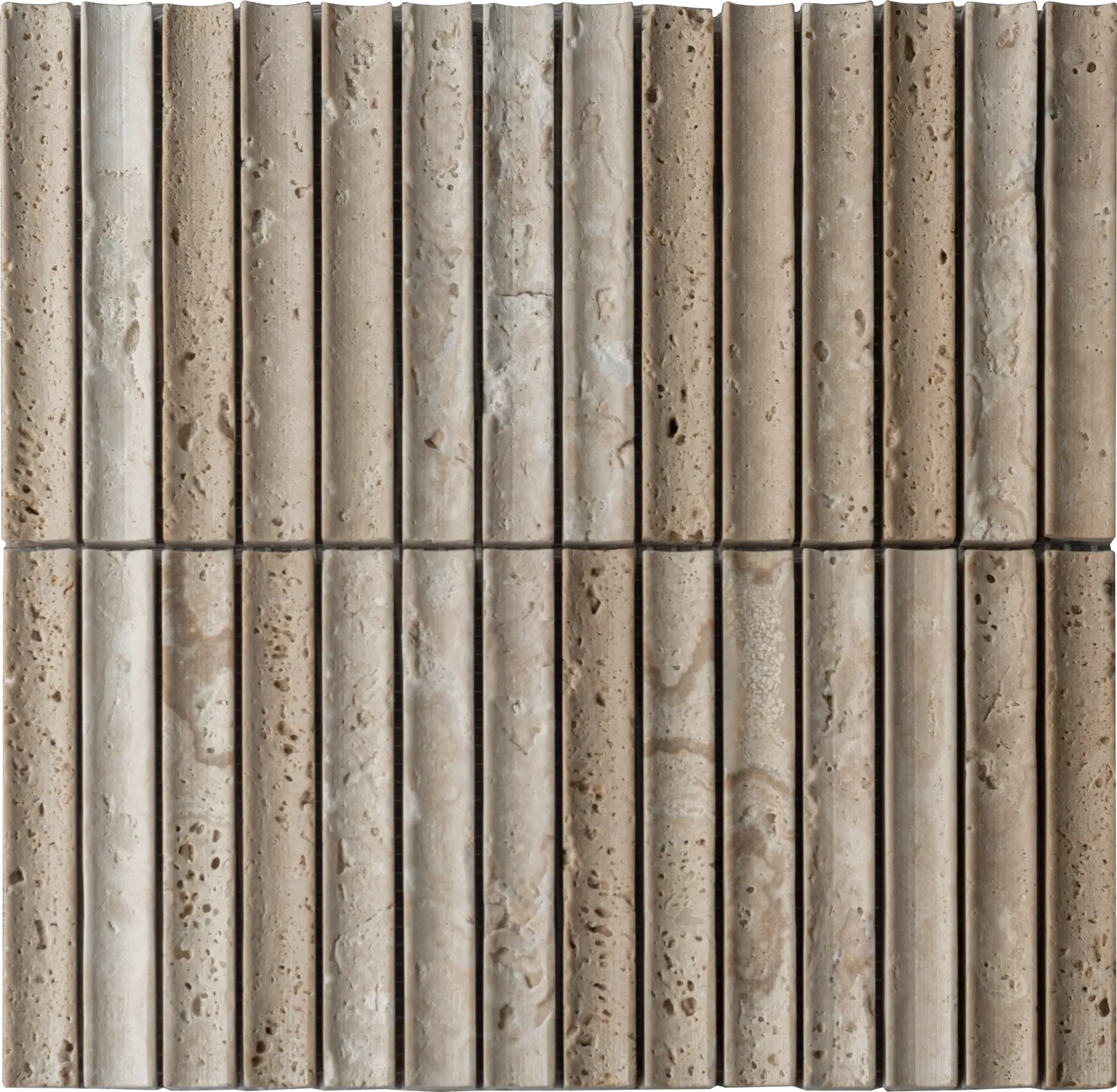 [LAD336-B Mosaic] Travertine Concave