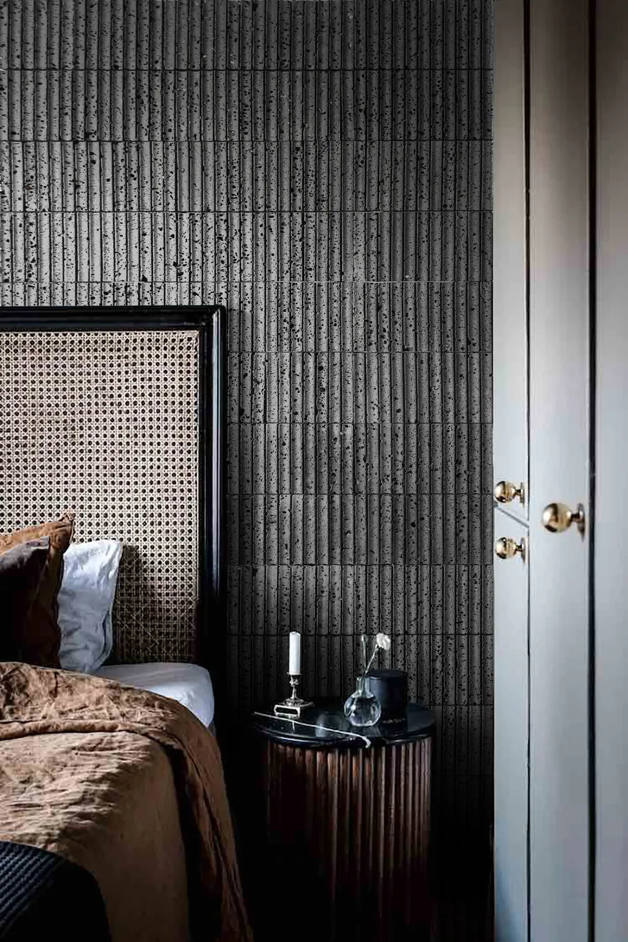 [LAD336-E Mosaic] Lava Stone Concave