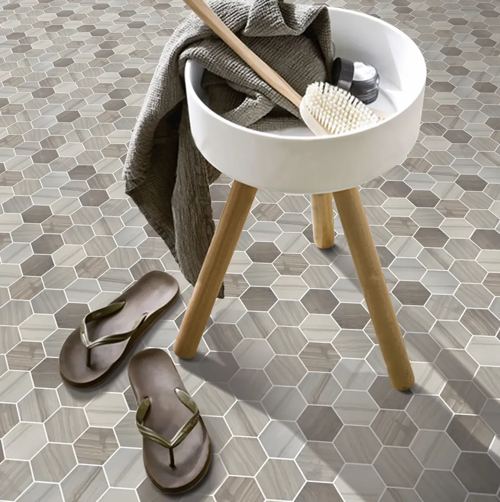 [LAY3002] Athens Grey Hex Mosaic
