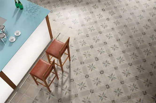 Pompei Star Blue 25x25 (1.00)