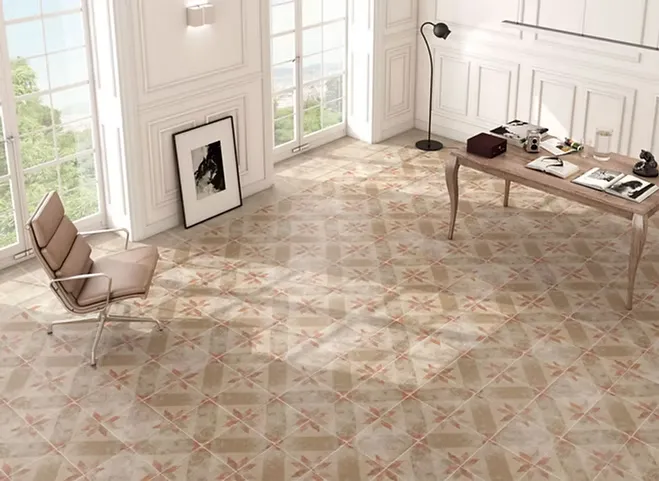 [Pompei Star Rosso] Pompei Star Rosso 25x25 (1.00)