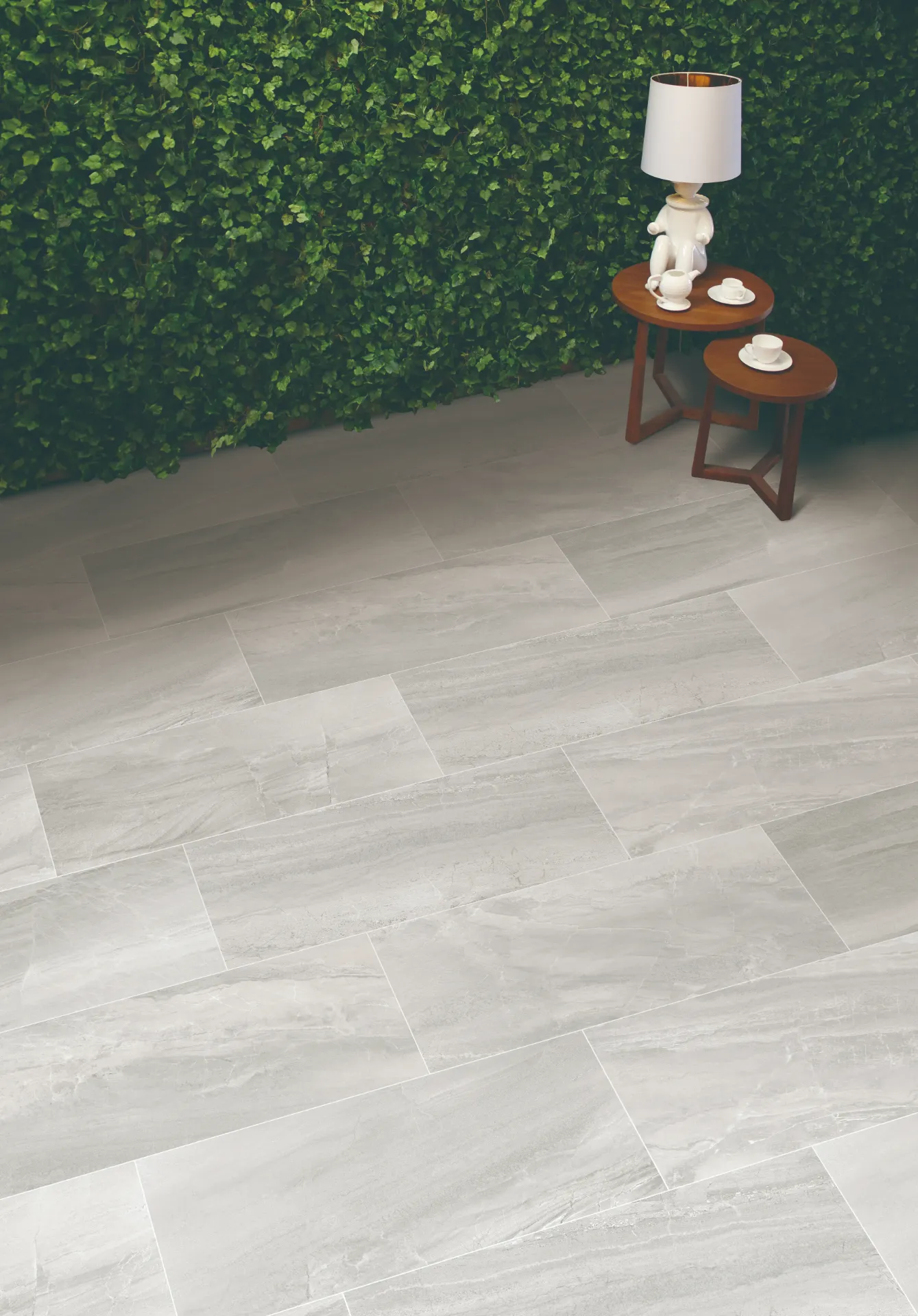 Zeus Lt Grey Gls 60x60 