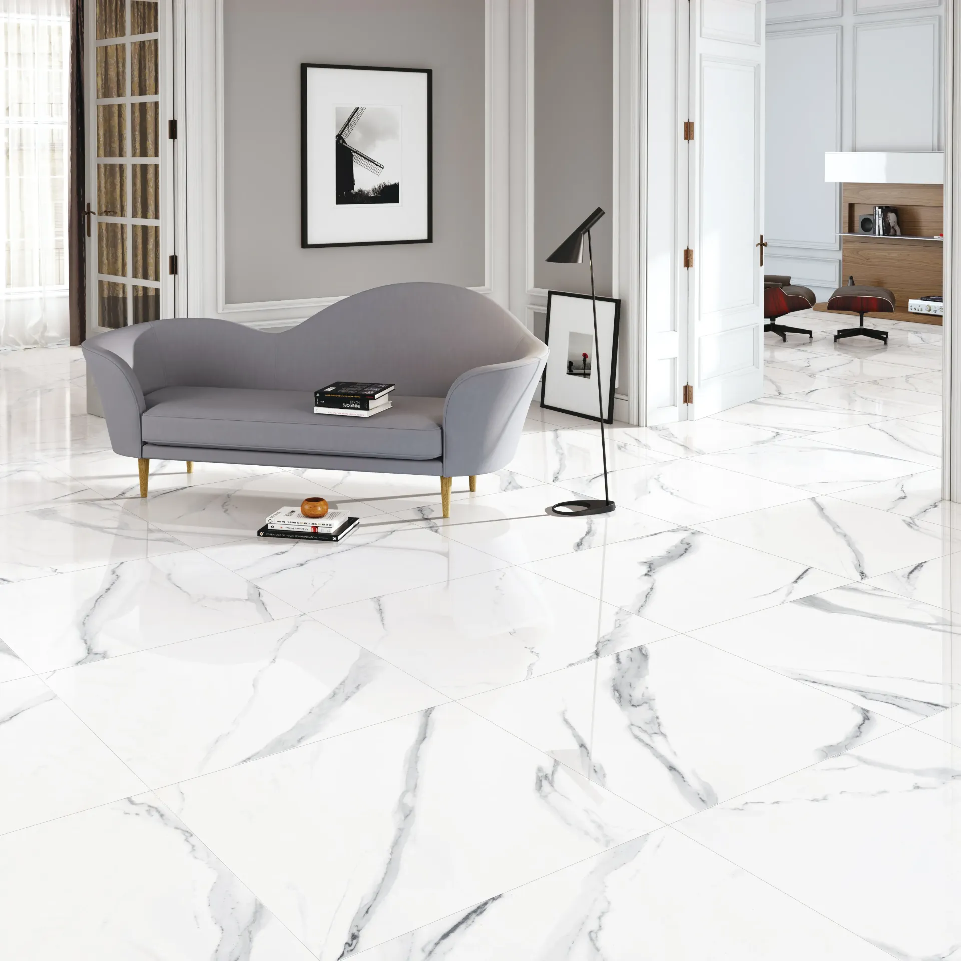 [SDFN6631L] Calacatta 600x600 Lapatto
