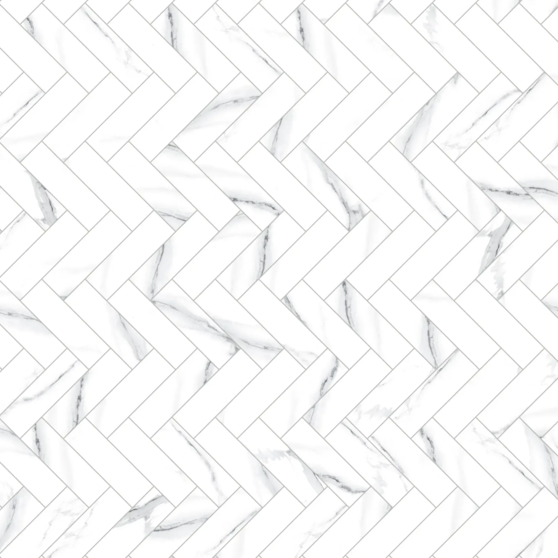 Calacatta Polish H/Bone Mosaic