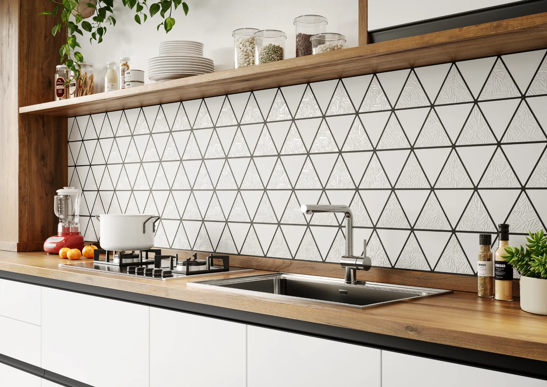 [Triangle Deco Snow] Triangle Snow 485x280