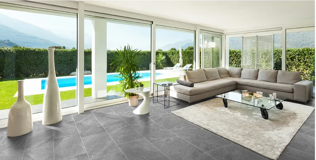 [YM601503M-A] Rocky Black 300x600