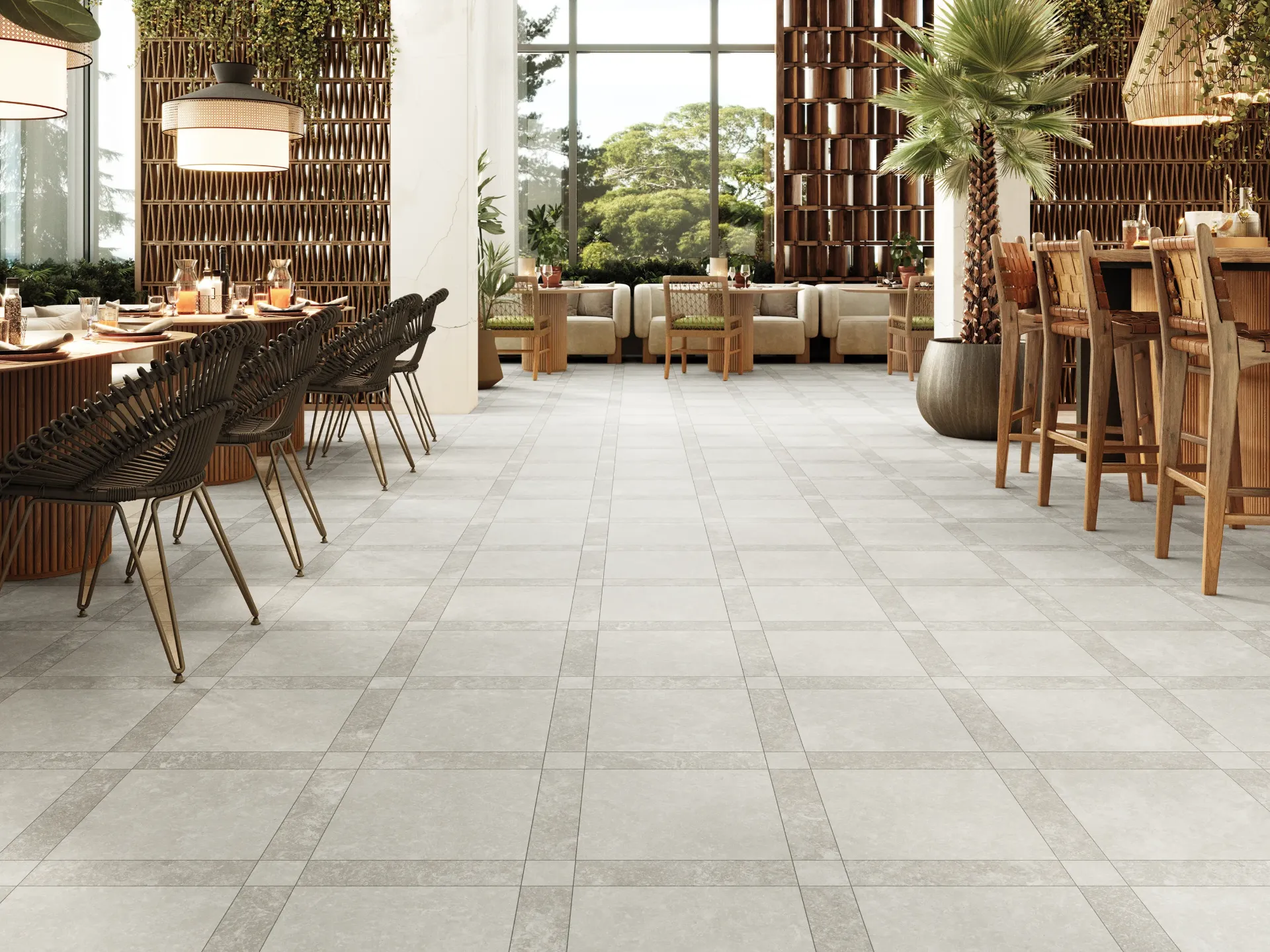Grace Stone White 44x44