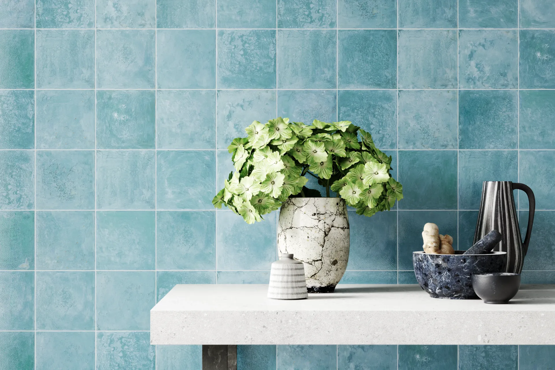 Sample Zellige Aqua 33x33 (1.00)