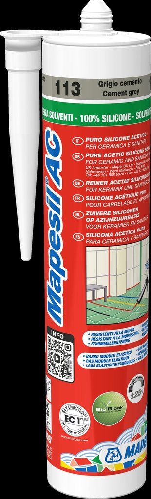 Mapei Mapesil AC Cement Grey 113 310ML