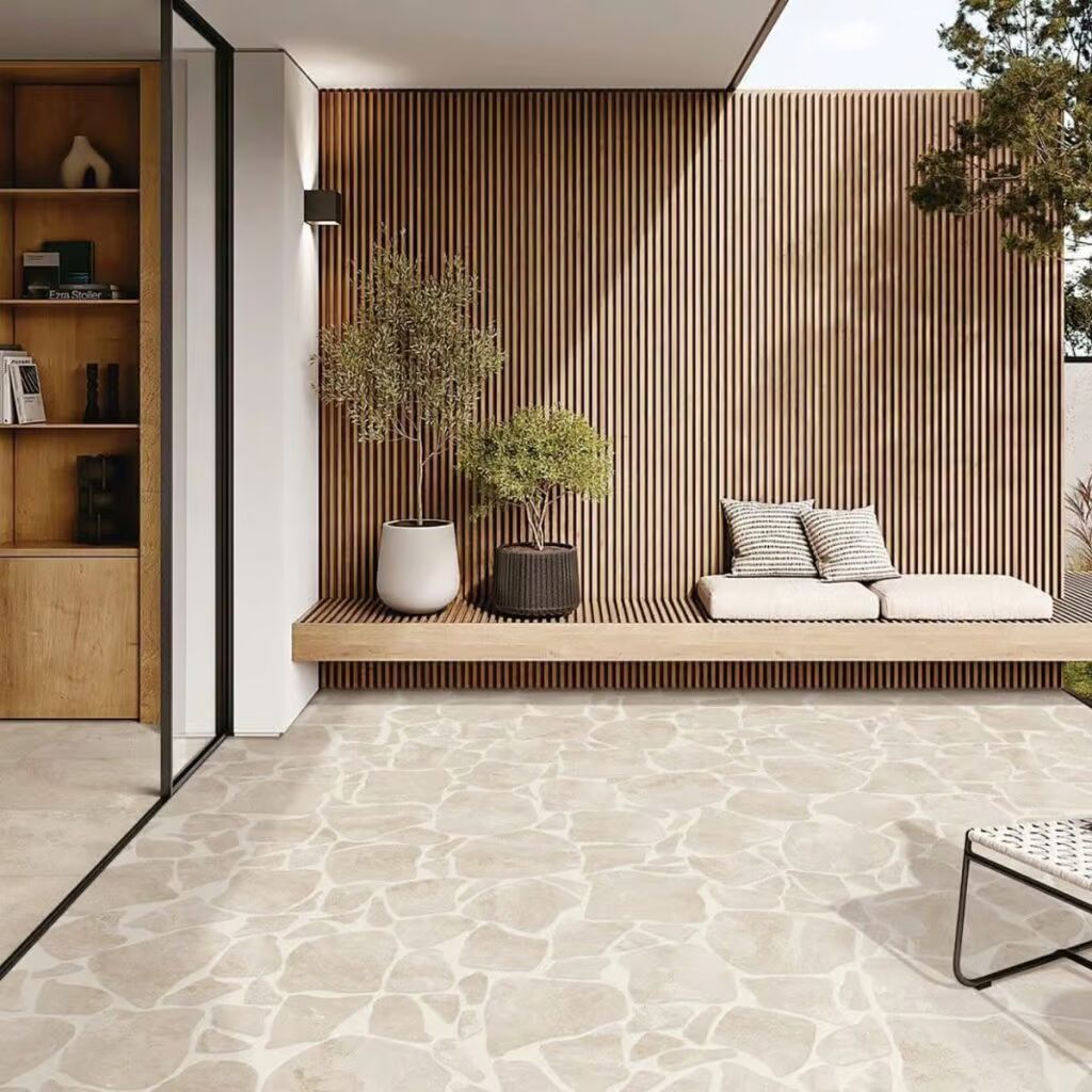 NORCIA BEIGE CRAZY PAVE