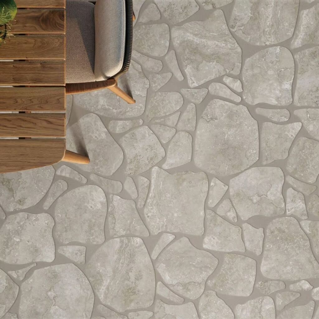 NORCIA GREY CRAZY PAVE